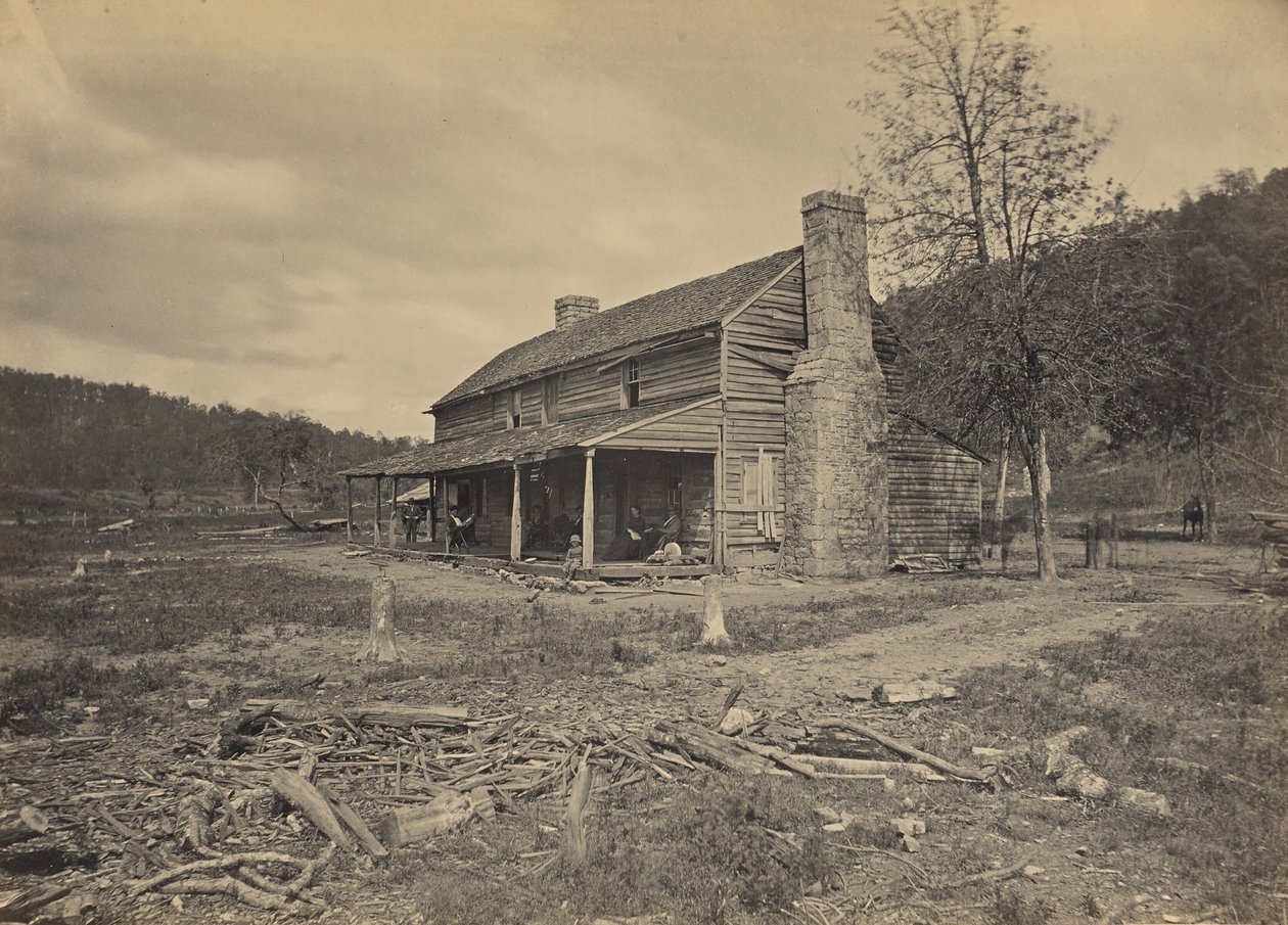 The John Ross House, Ringold, Georgia by George N. Barnard