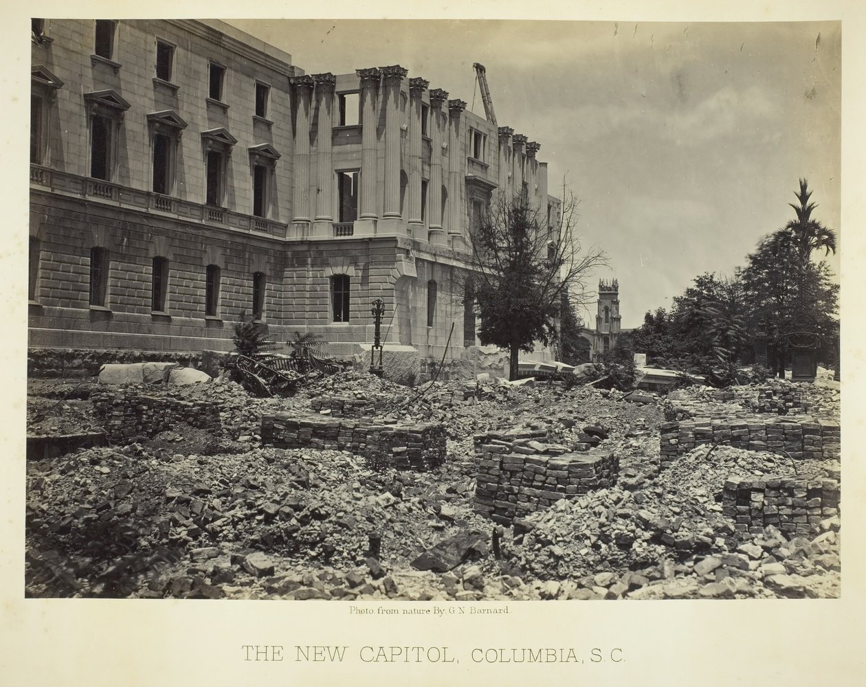 The New Capitol, Columbia, SC by George N. Barnard