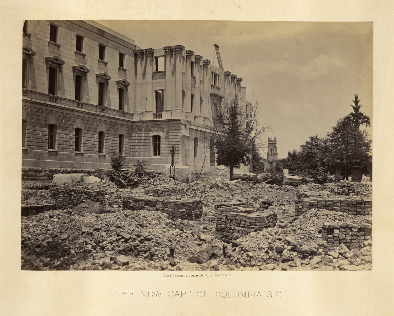 The New Capitol, Columbia, South Carolina by George N. Barnard