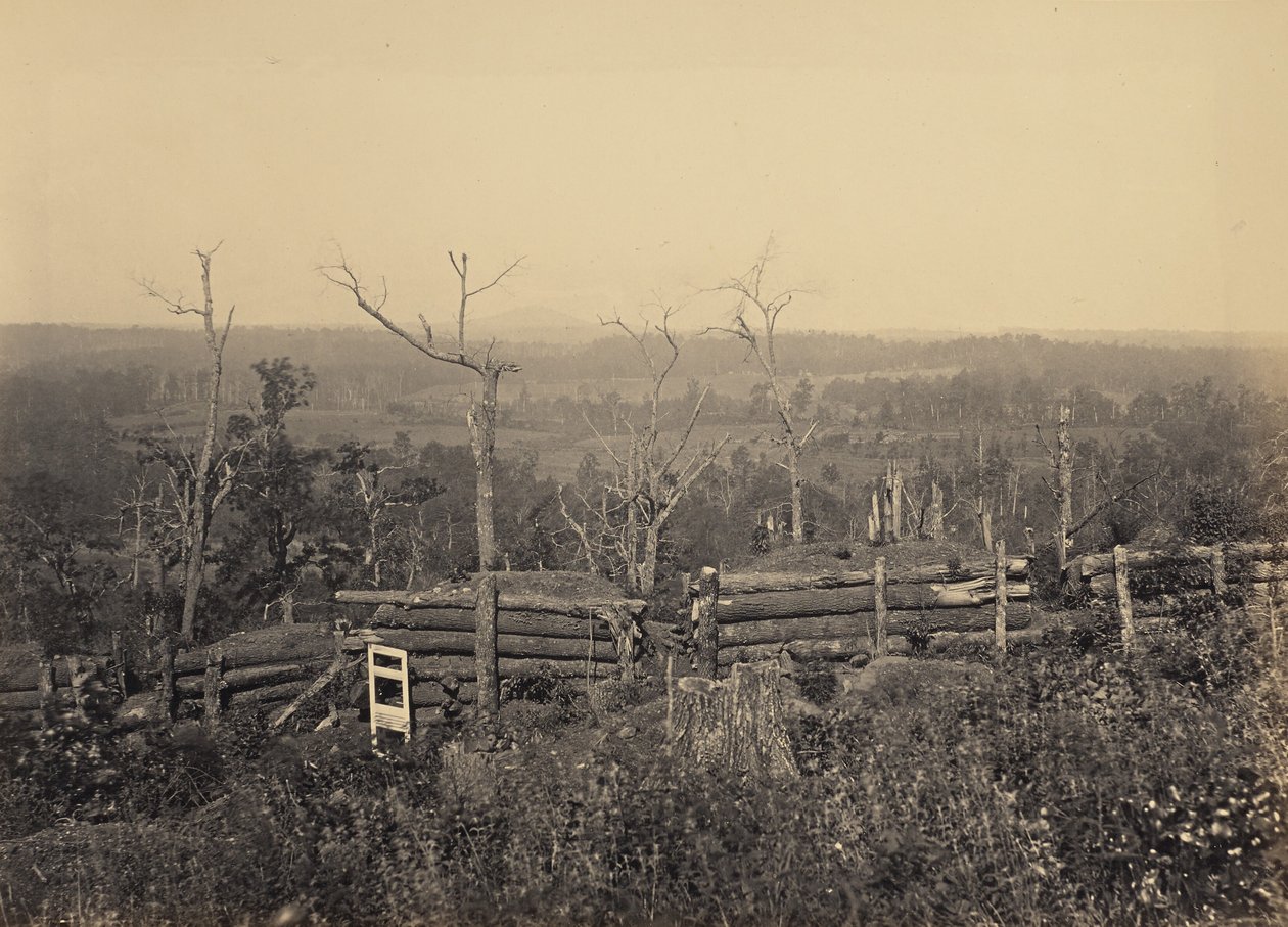 View of Kenesaw Mountain, Georgia by George N. Barnard