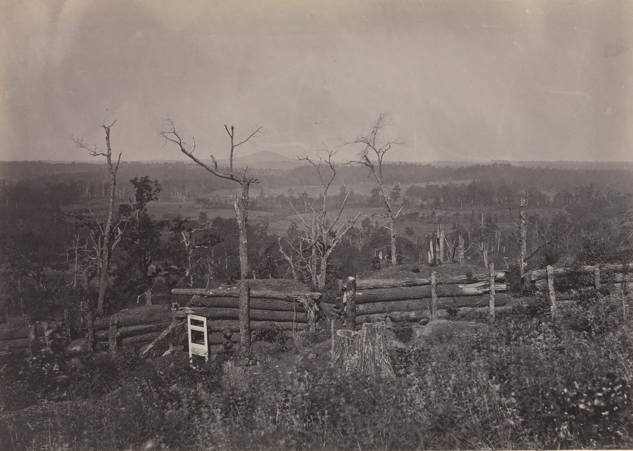 View of Kenesaw Mountain, Georgia by George N. Barnard