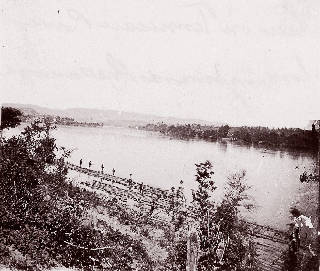 View on Tennessee River looking toward Chattanooga, ca. 1864 by George N. Barnard