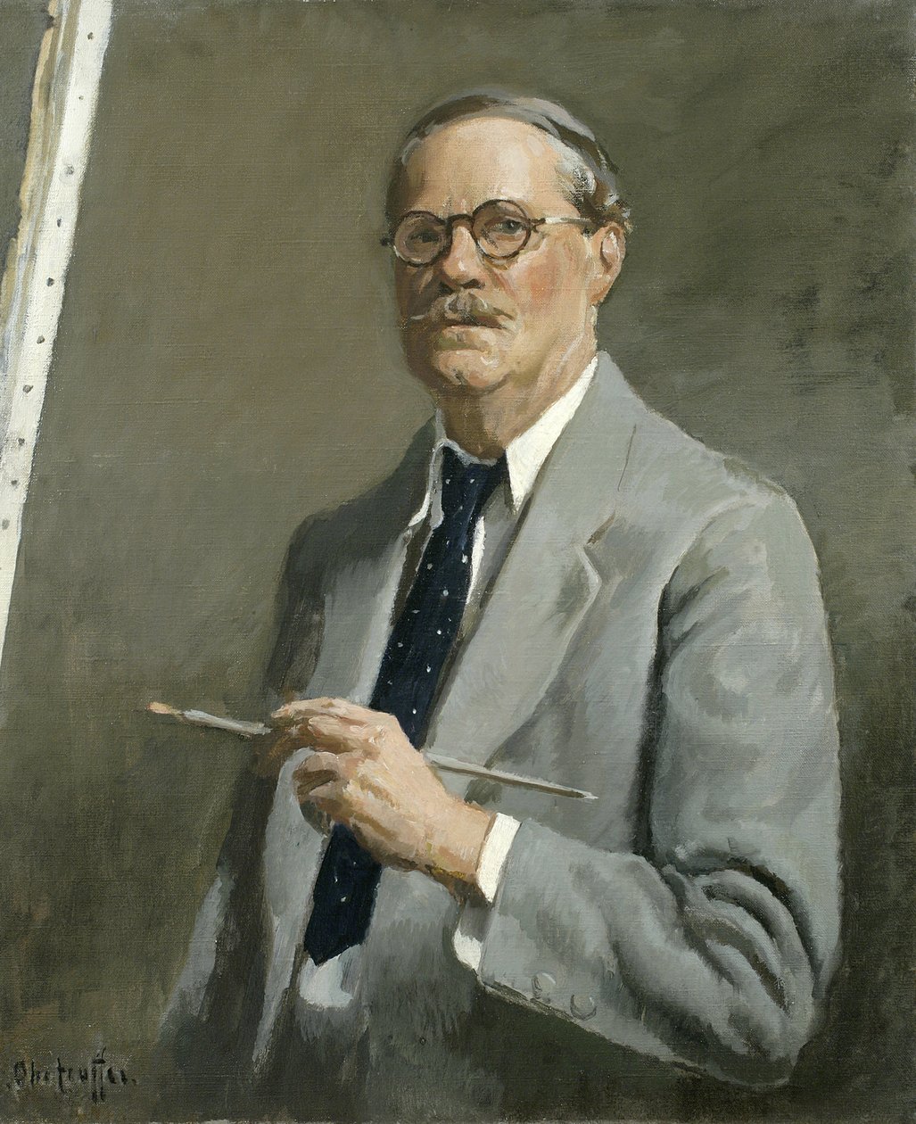 Self-Portrait by George Oberteuffer