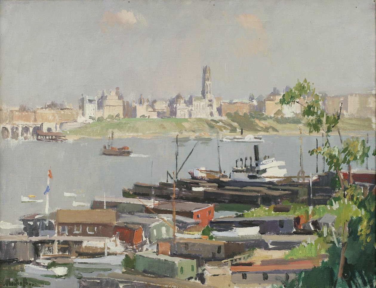 Upper Manhattan by George Oberteuffer
