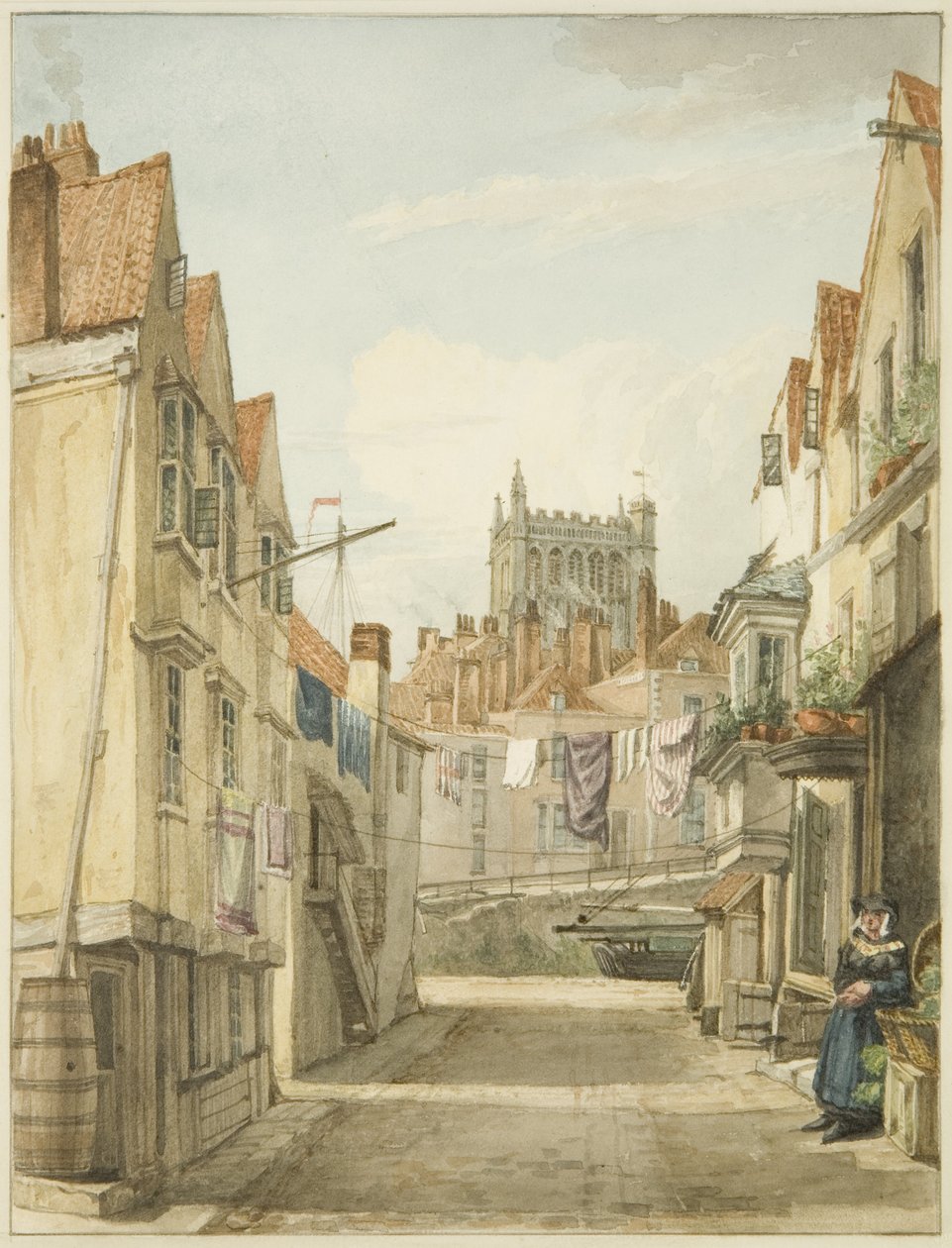 Alderskey Lane by George Orleans Delamotte