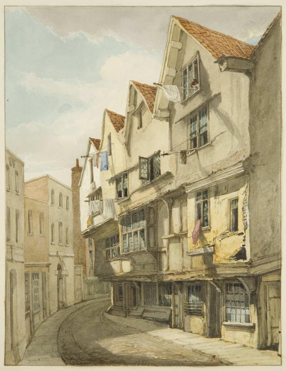 Baldwin Street by George Orleans Delamotte