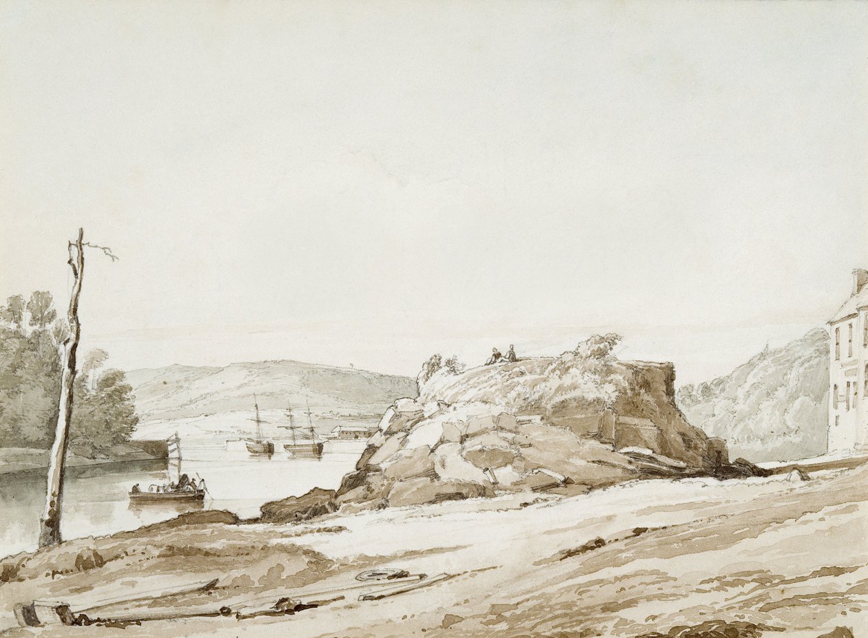 Briton Ferry by George Orleans Delamotte