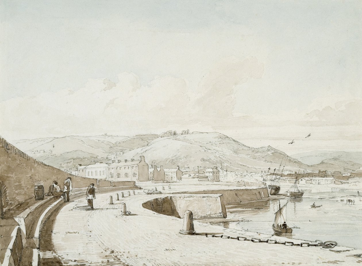 Swansea Harbour by George Orleans Delamotte