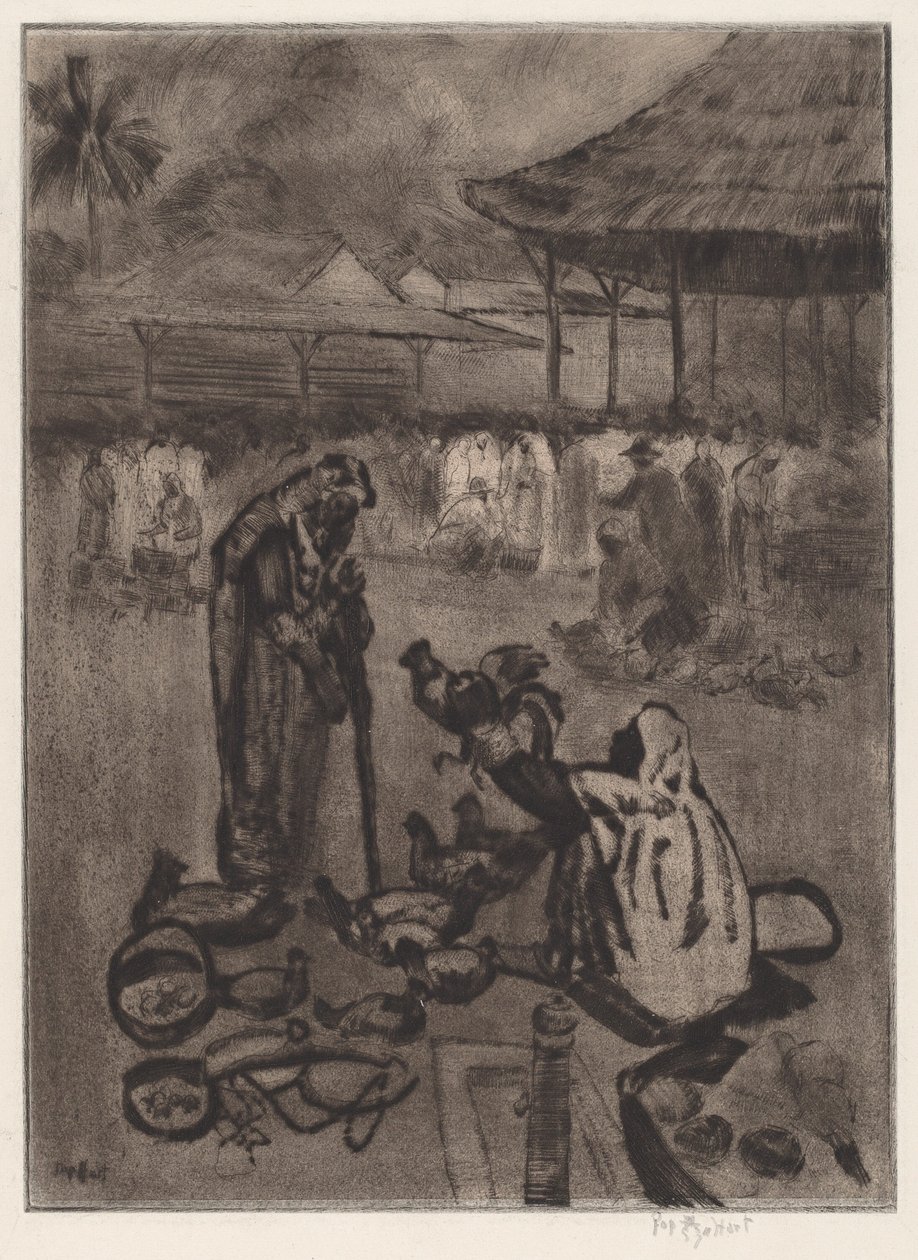 Chicken Vendor, Trinidad by George Overbury