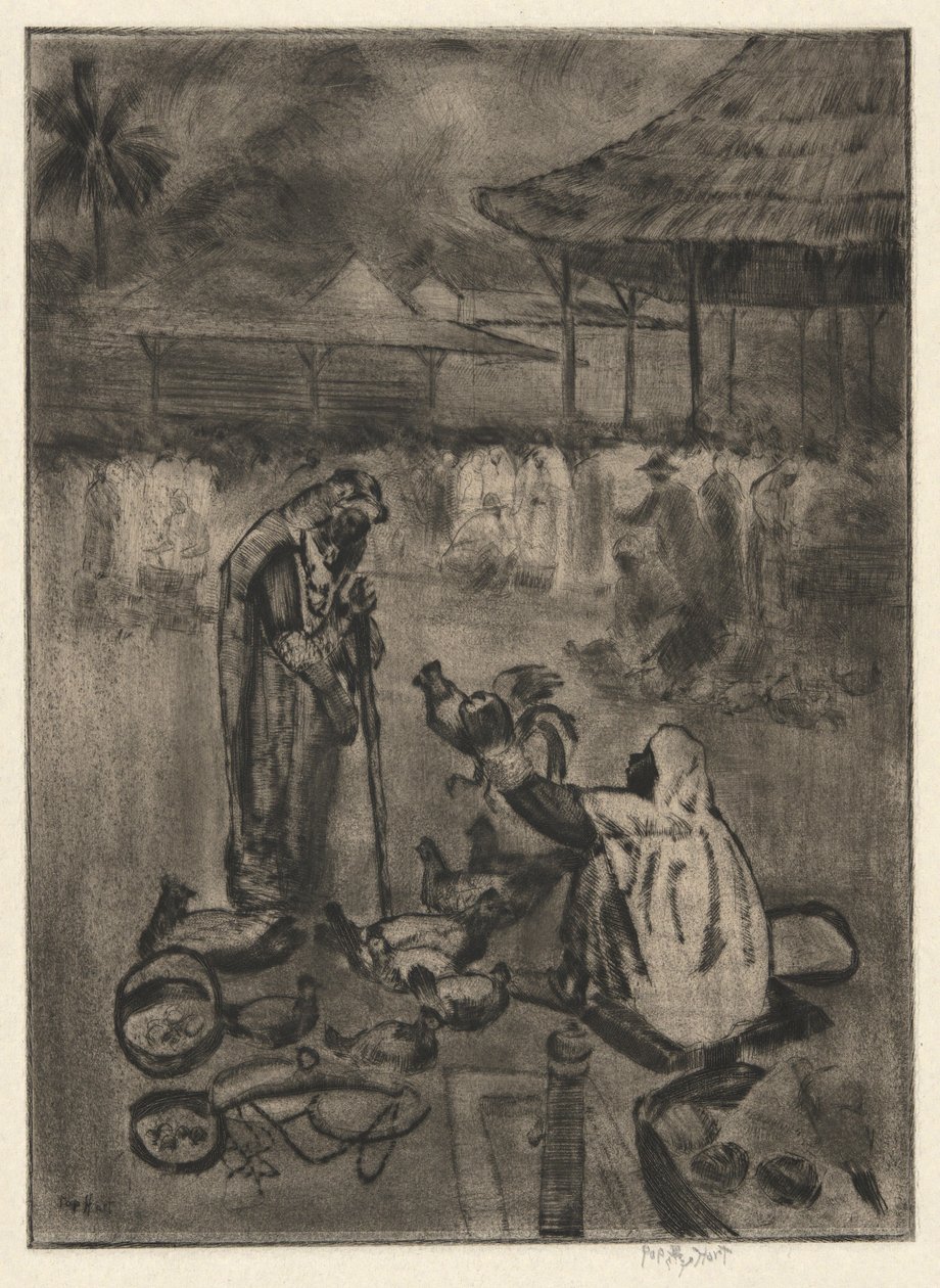 Chicken Vendor, Trinidad by George Overbury Hart