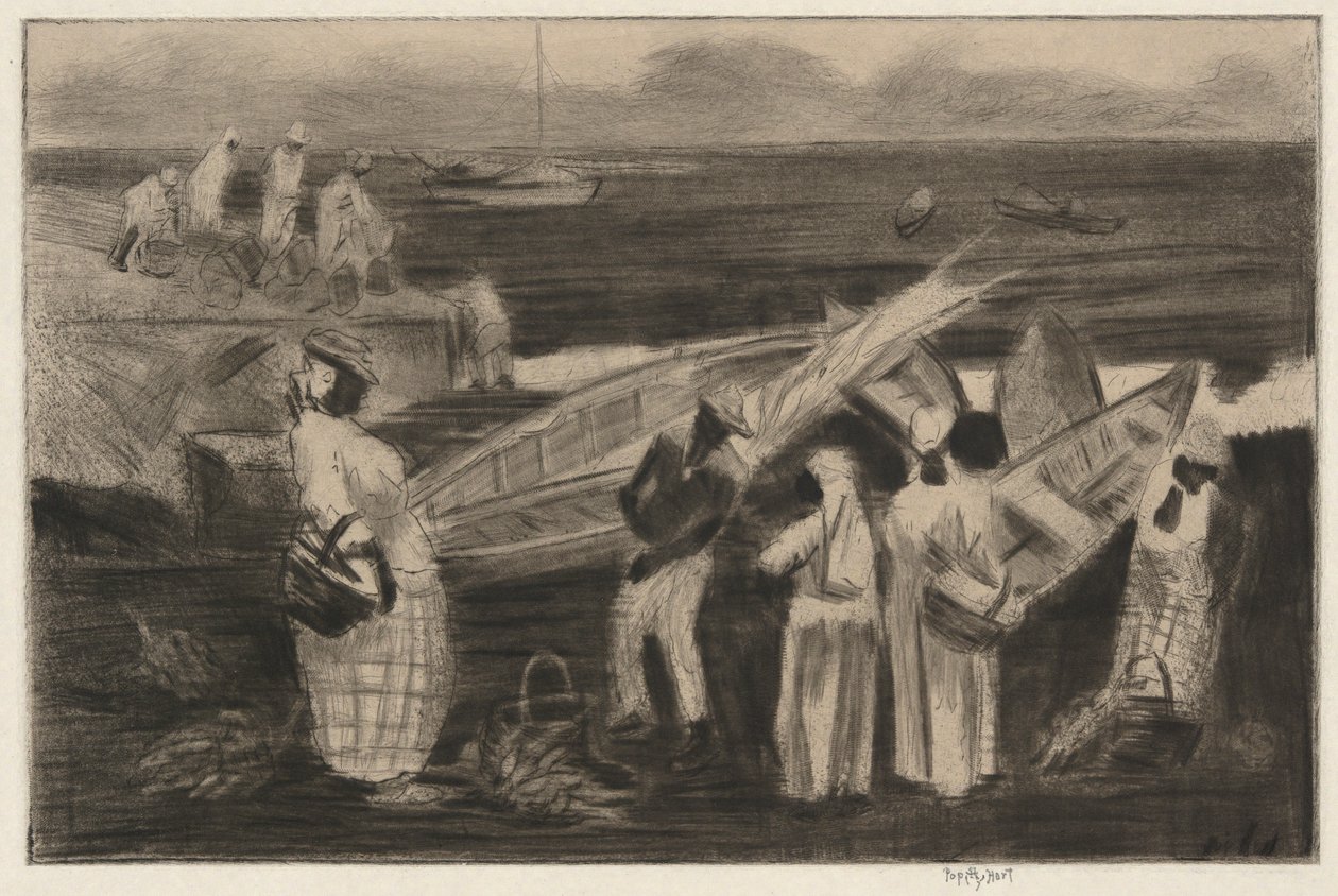 Market Boats by George Overbury Hart