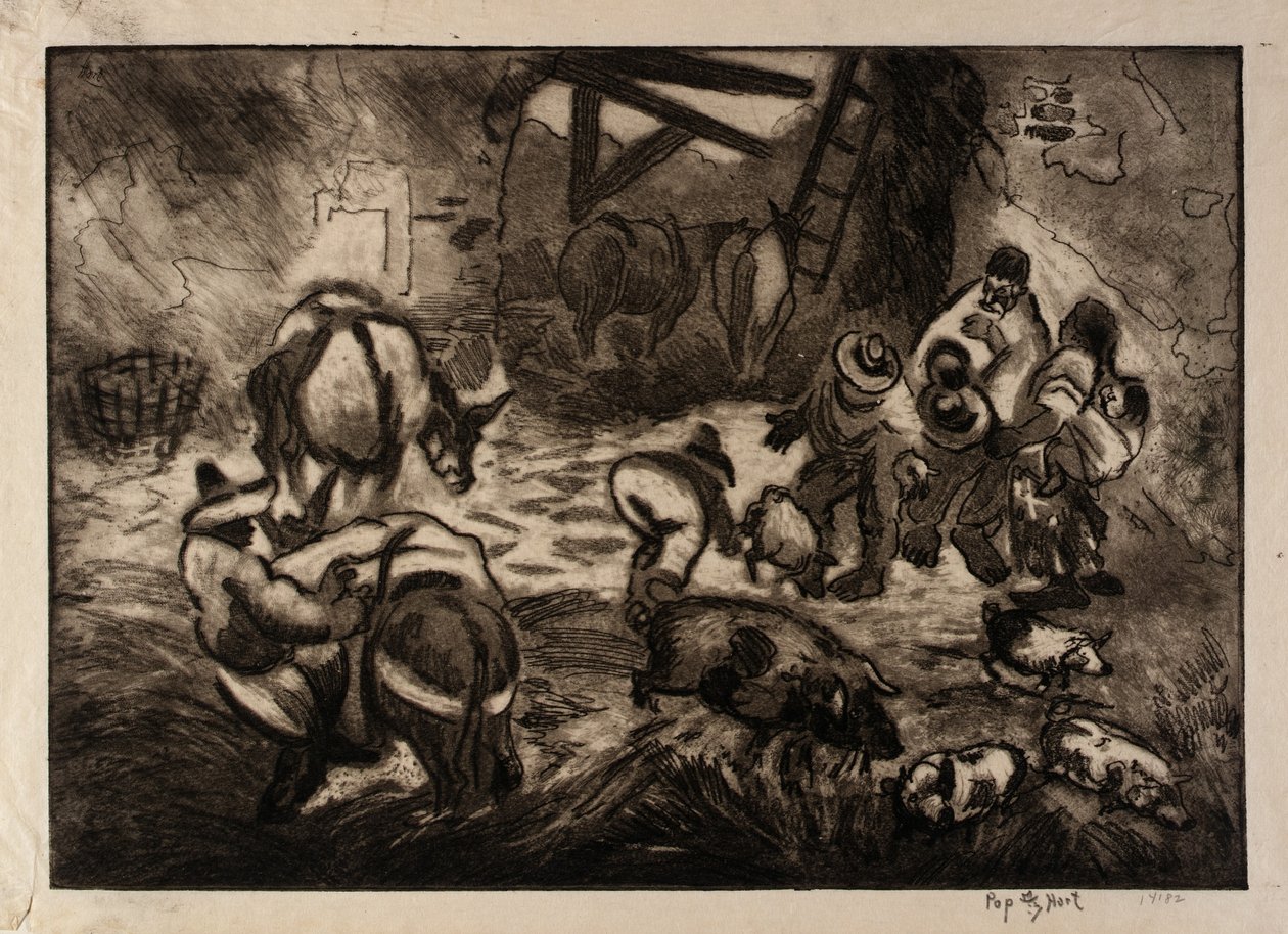 Pig Market, Mexico by George Overbury Pop Hart