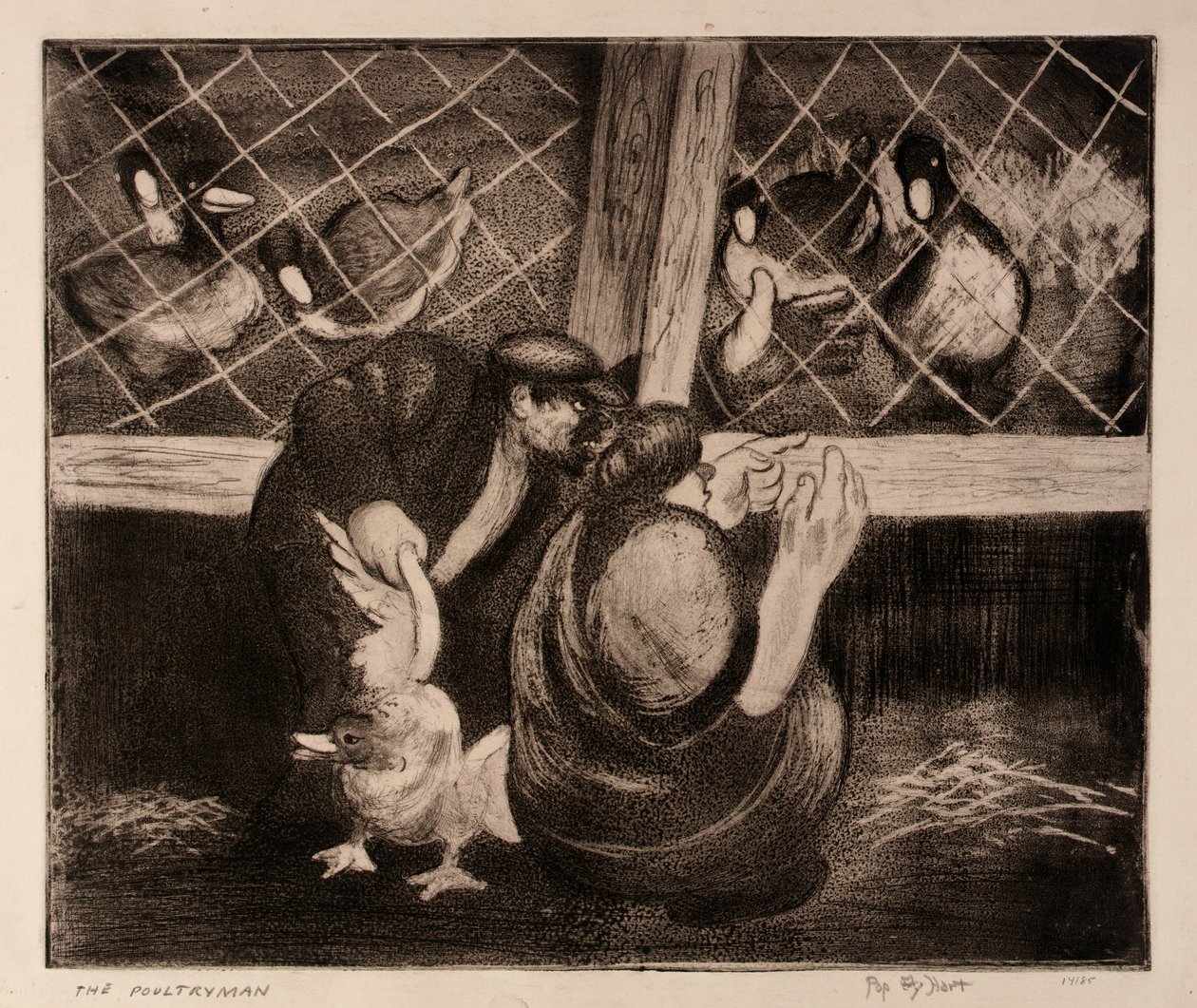 The Poultryman by George Overbury Pop Hart