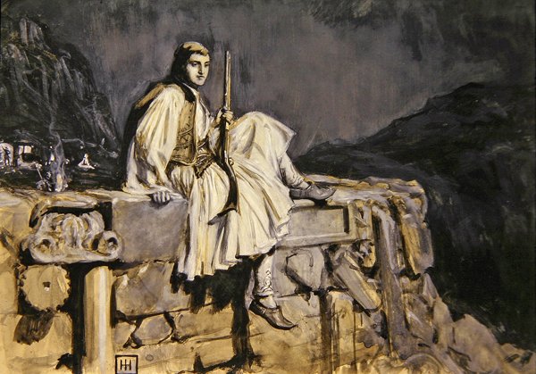 Greek Guard by George Percy Jacob Hood