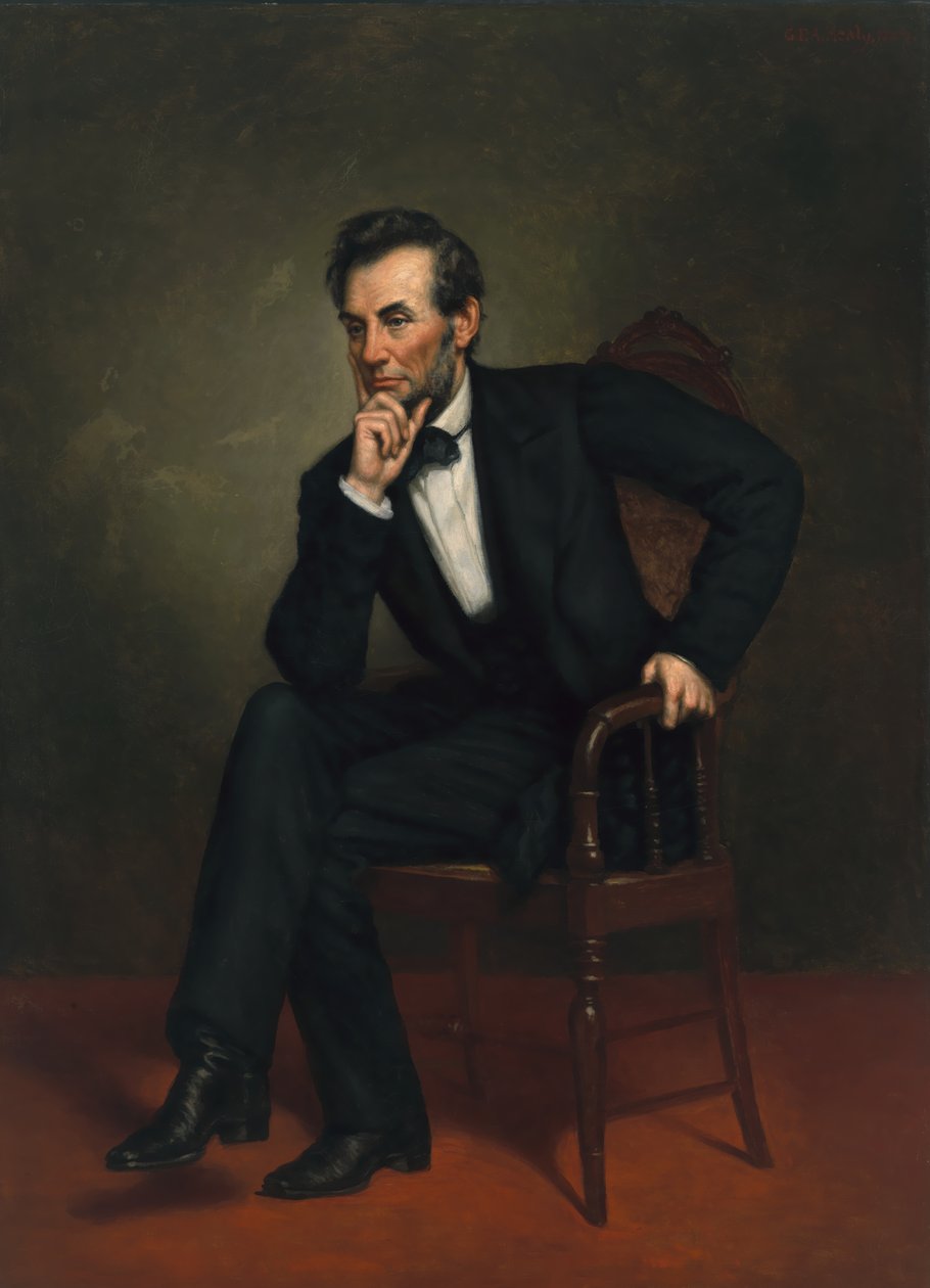 Abraham Lincoln (1809-1865) by George Peter Alexander Healy