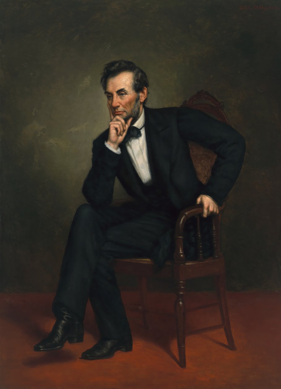Abraham Lincoln by George Peter Alexander Healy