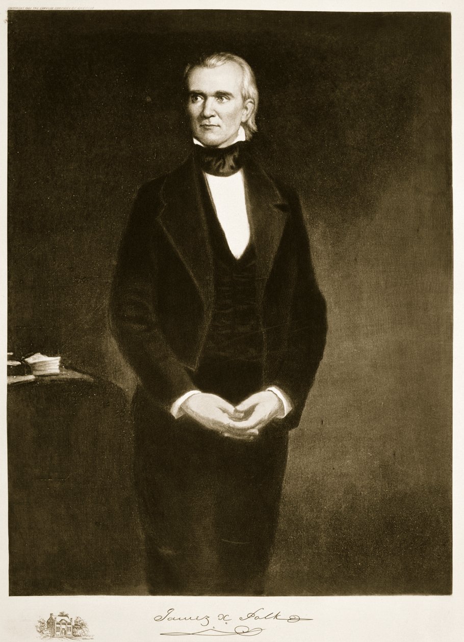 James K. Polk, 11th President of the United States of America by George Peter Alexander Healy