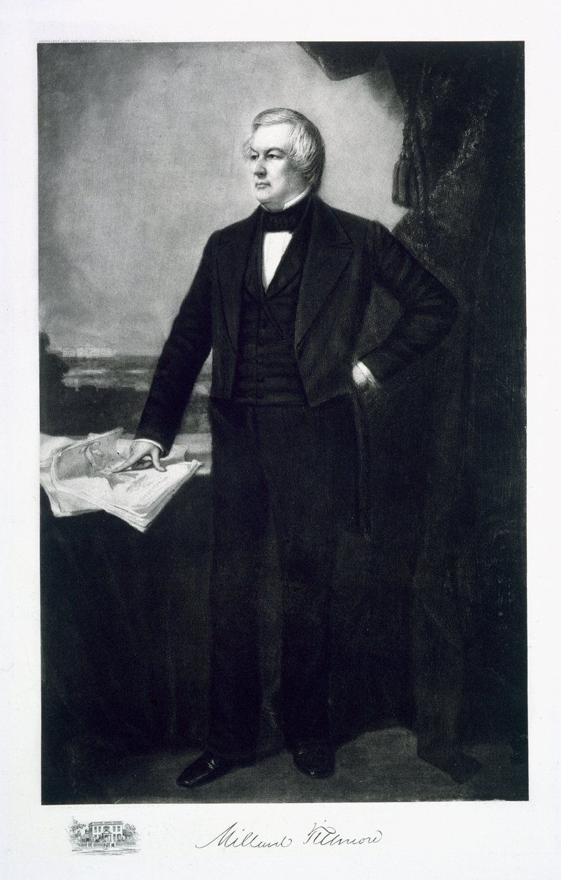 Millard Fillmore, 13th President of the United States of America, pub. 1901 by George Peter Alexander Healy