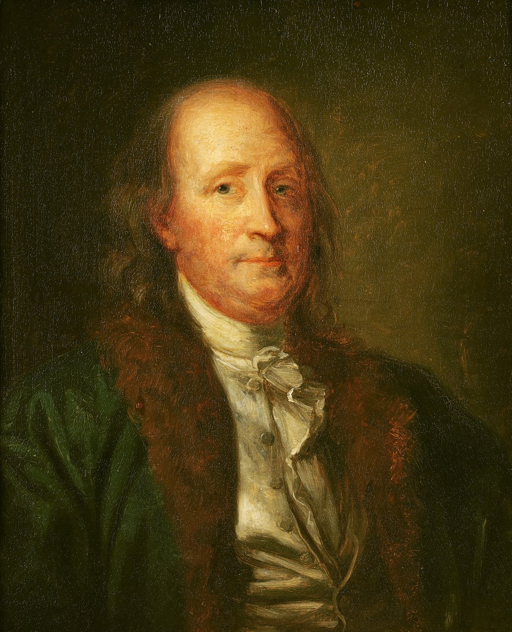 Portrait of Benjamin Franklin (1706-90) by George Peter Alexander Healy