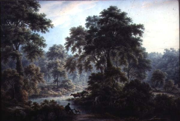 Near the Old Bath, Matlock, 19th century by George Pickering