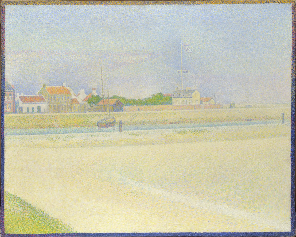 The Channel of Gravelines, Grand Fort-Philippe by George Pierre Seurat