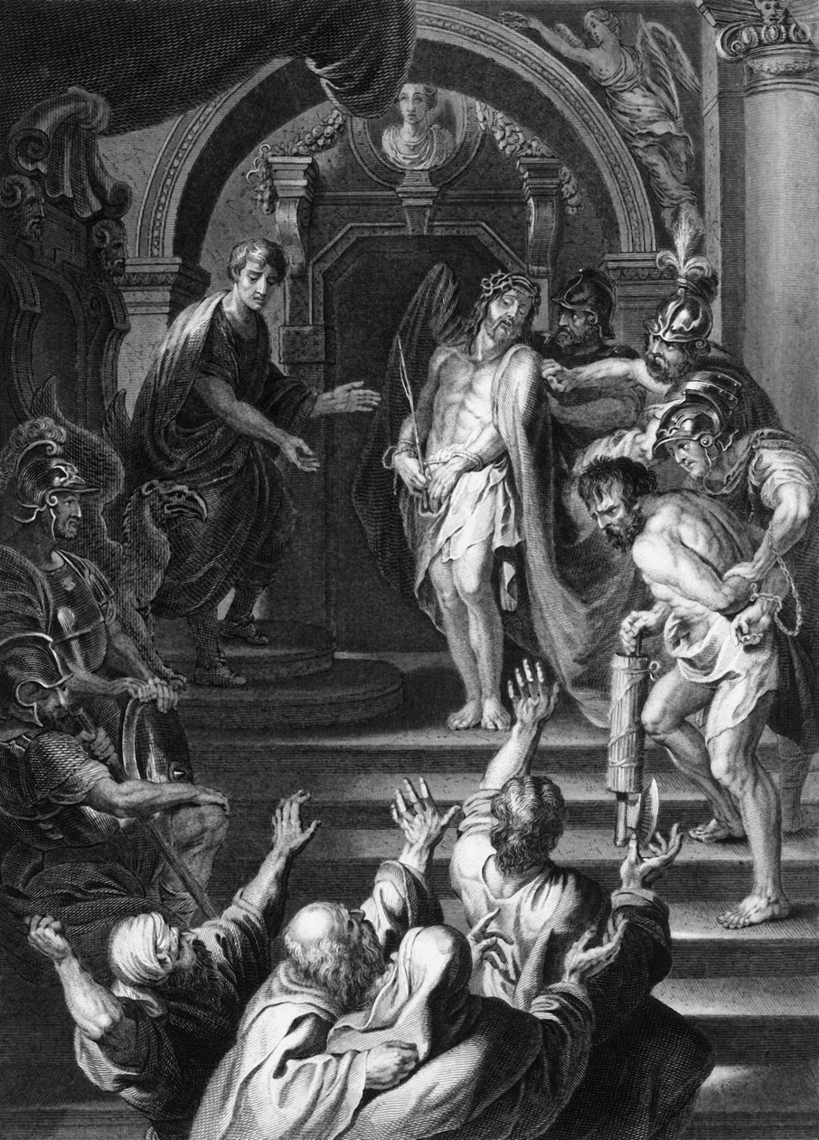 They Cried Out, Saying, Crucify Him, Crucify Him, c1840 by George Presbury