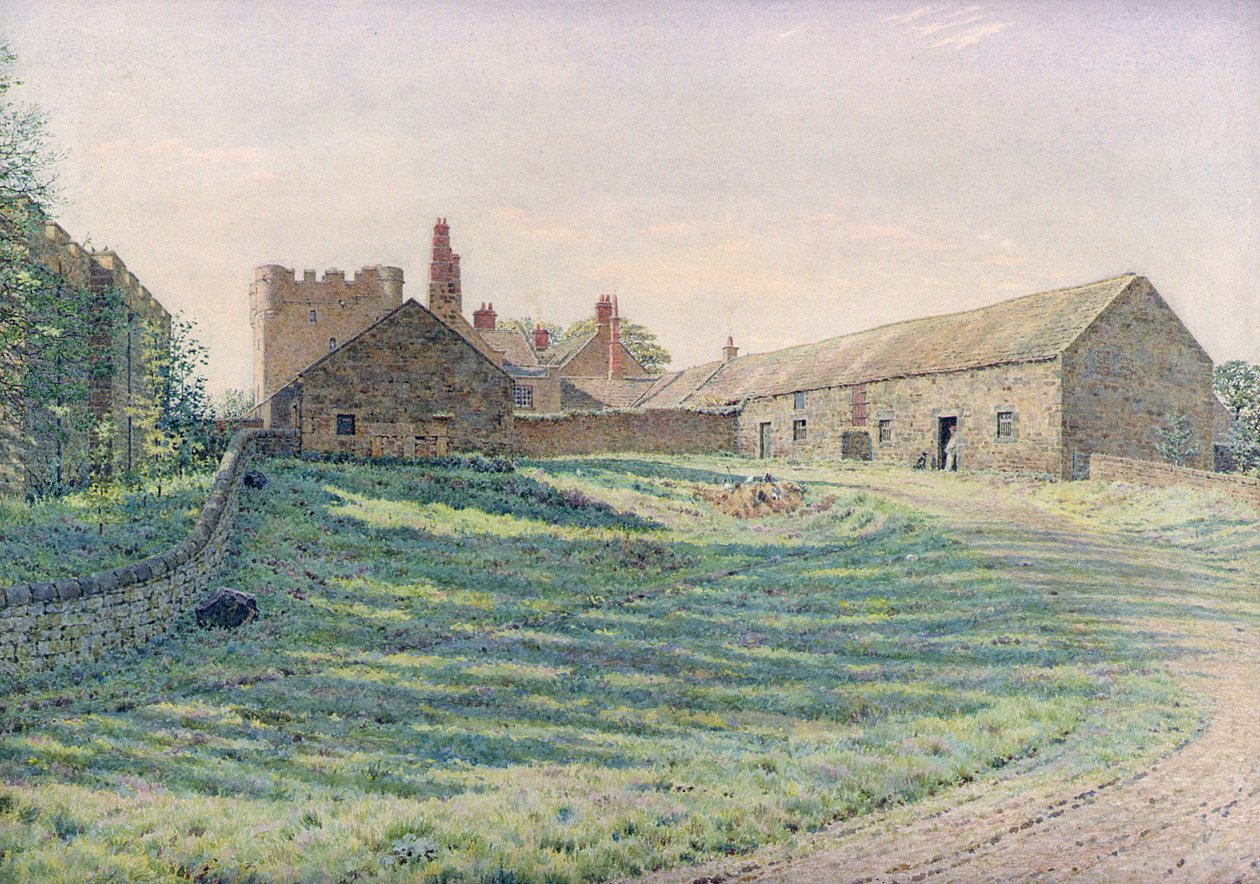 Halton Castle, Northumberland, Eastern Aspect, 19th Century by George Price Boyce