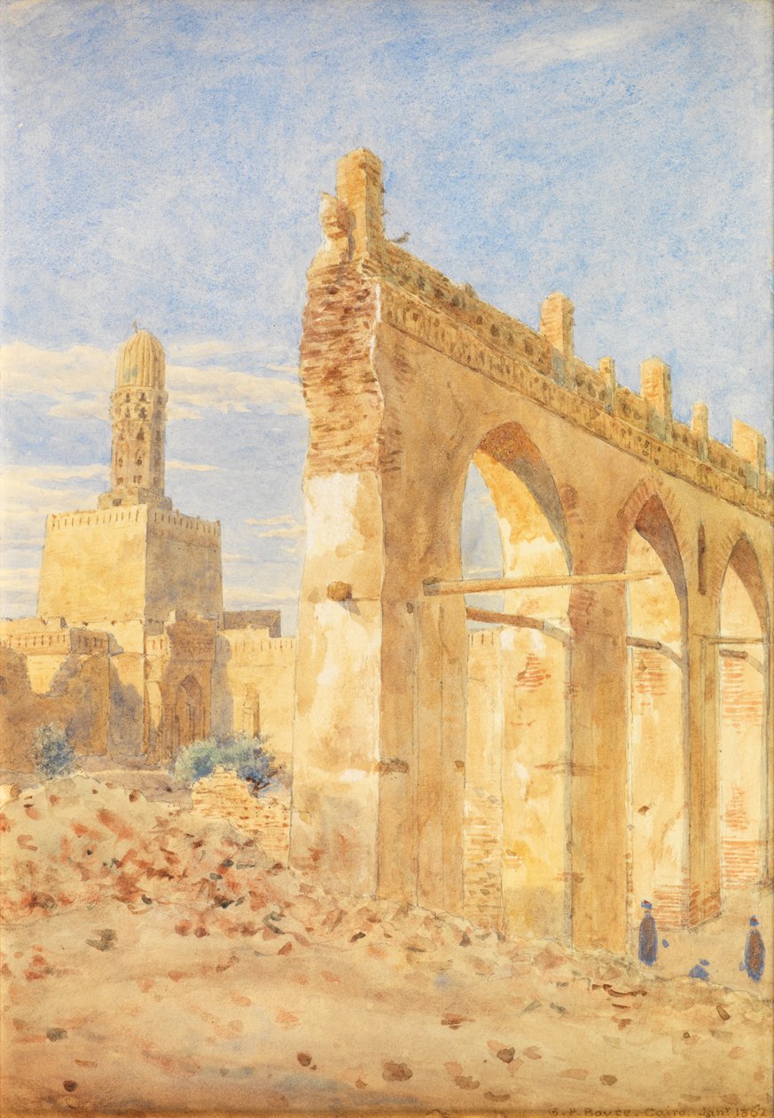 Ruins of the Gama al-Hakim, Cairo by George Price Boyce