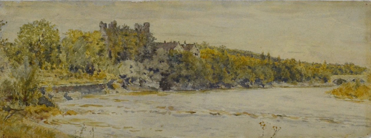 The Tyne at Bywell, Northumberland by George Price Boyce