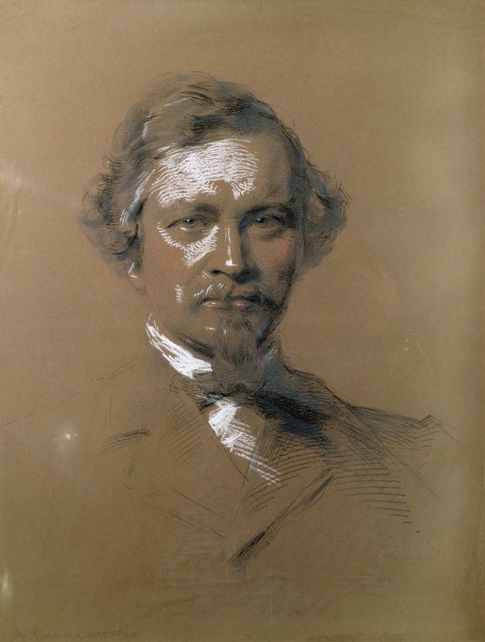 August Wilhelm Hofmann, German chemist, 1864 by George Richmond