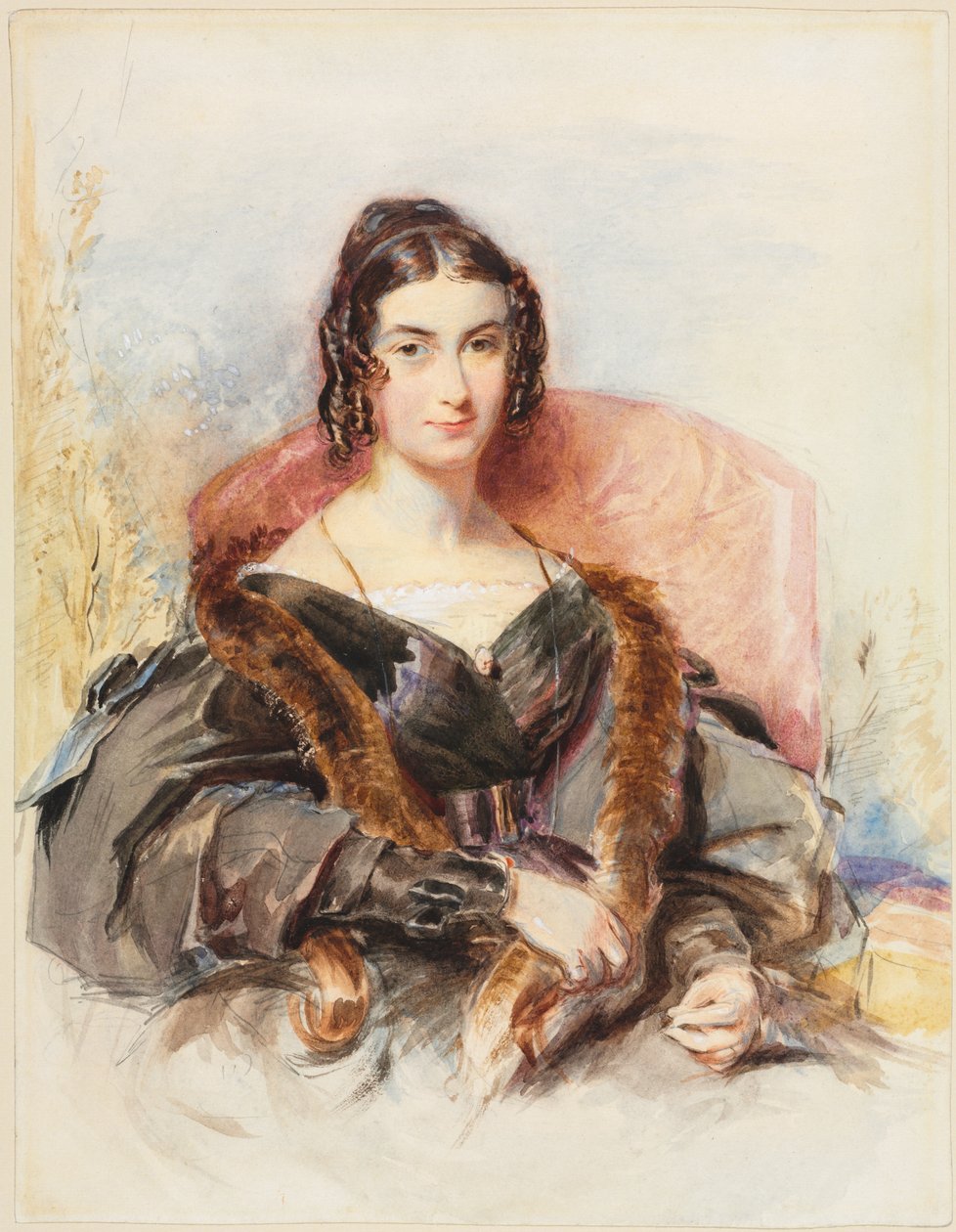Portrait of a Woman, c. 1830-1835 by George Richmond