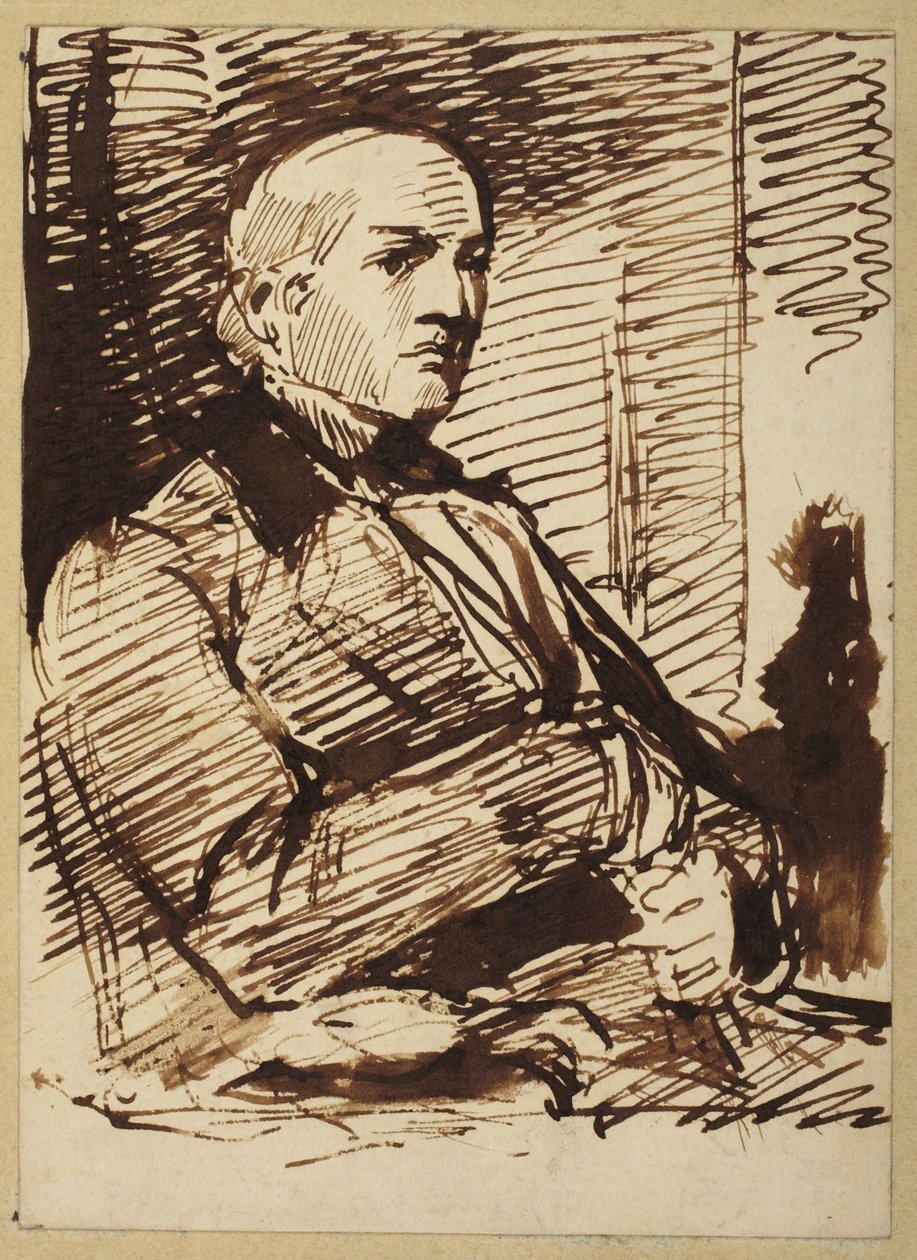 The Seated Man by George Richmond