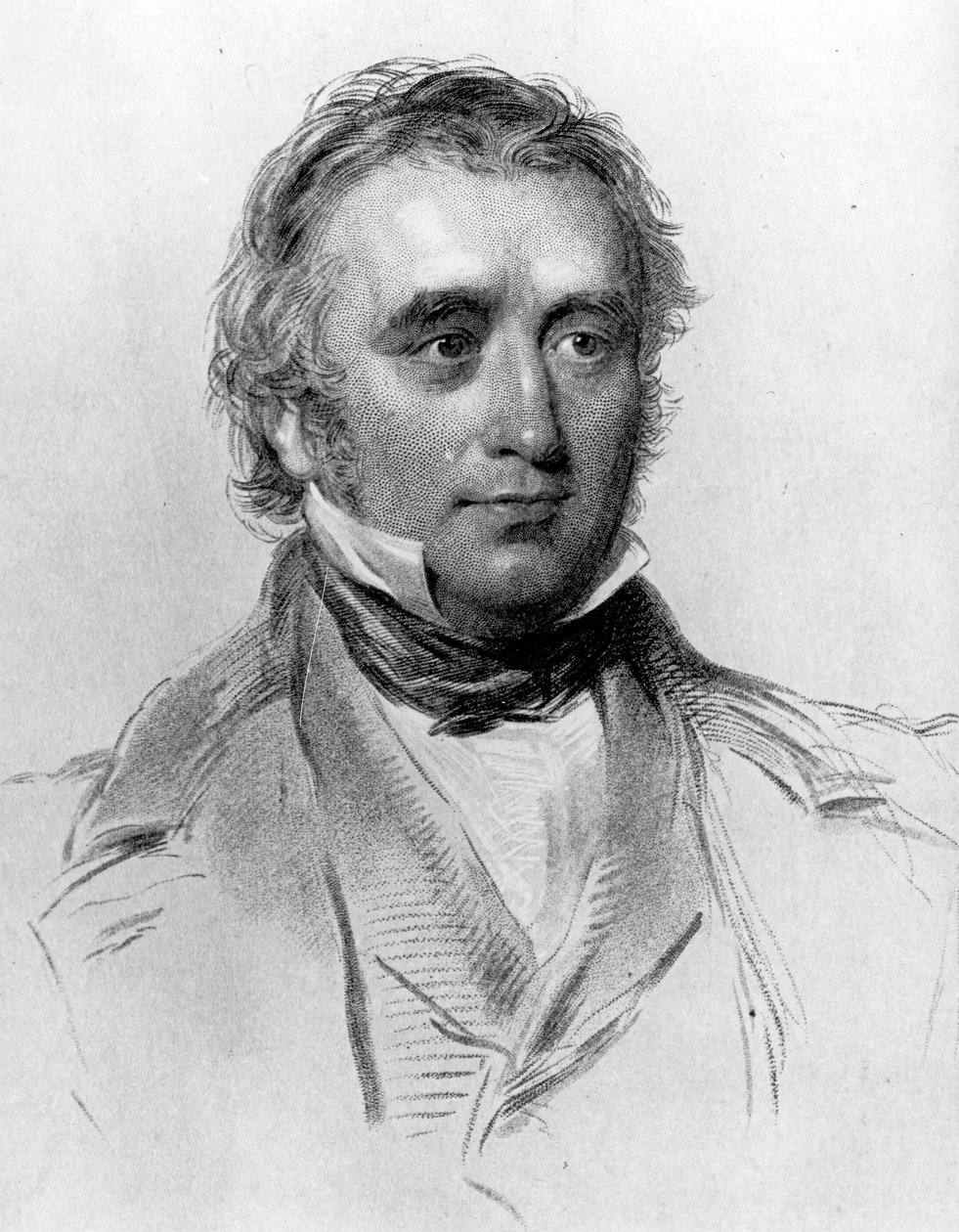 Thomas Babington Macaulay, at the age of 49, engraved by William Holl, c.1850s by George Richmond