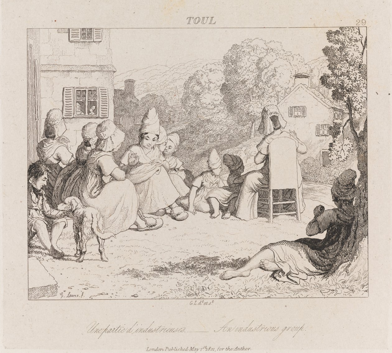 Industrious Group, Toul by George Robert Lewis