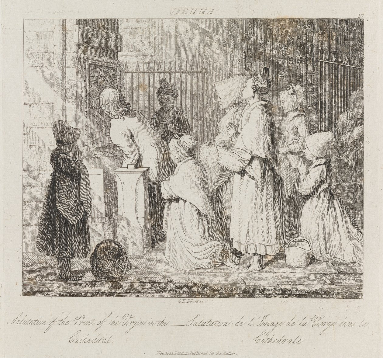 Saluting Virgin, Vienna by George Robert Lewis