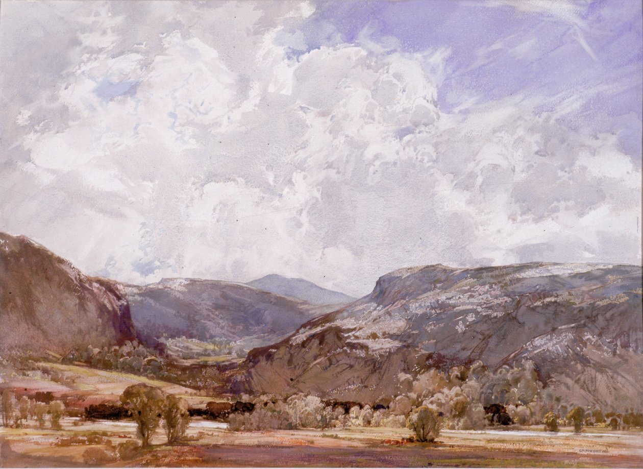 Conwy Valley - Midday by George Robert Rushton