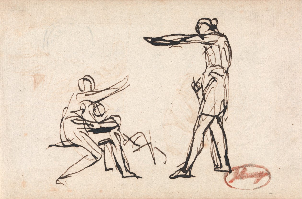 A Warrior Taking Leave of His Family, possibly the Departure of Hector by George Romney