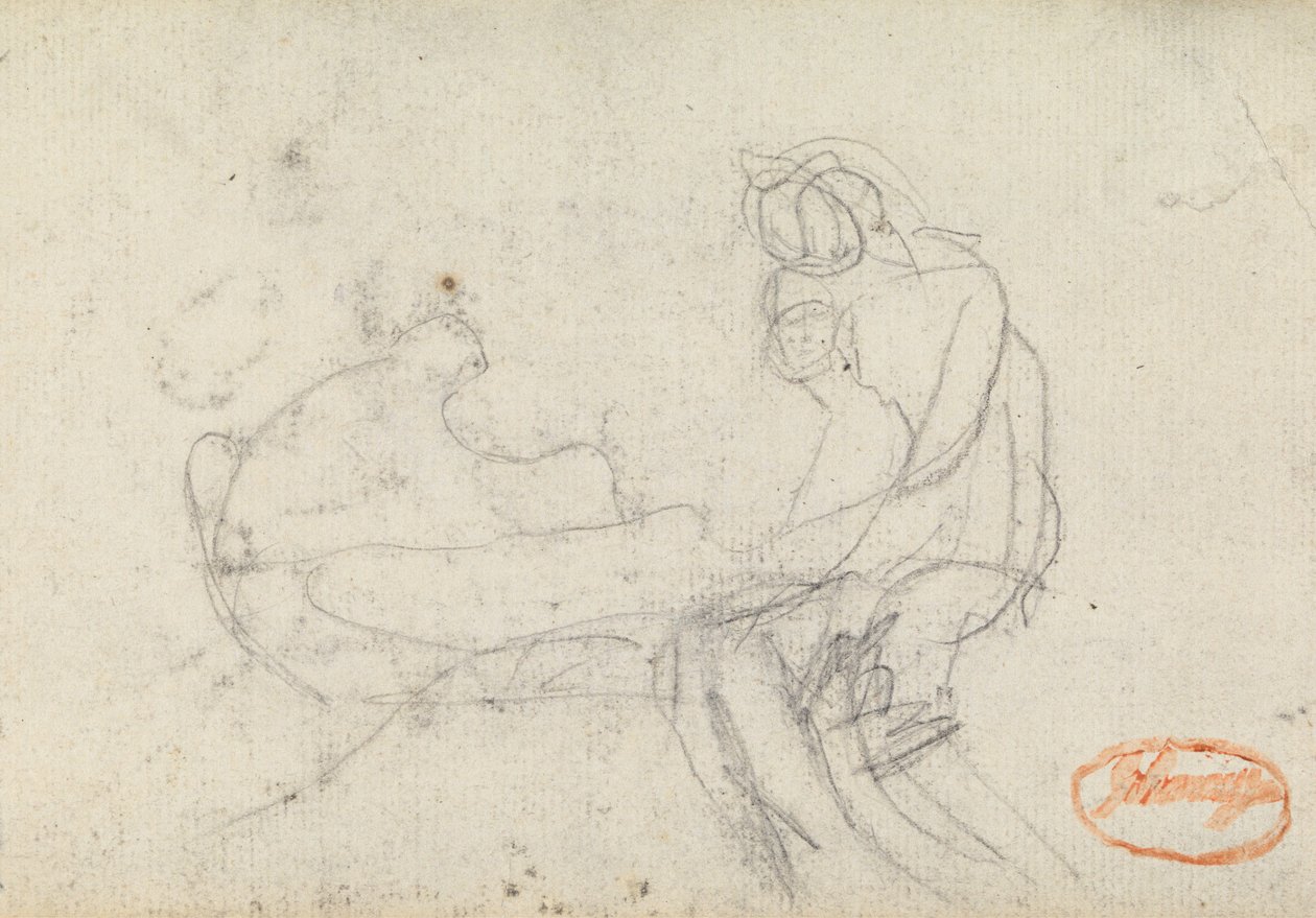 Figure Composition Study 13 by George Romney