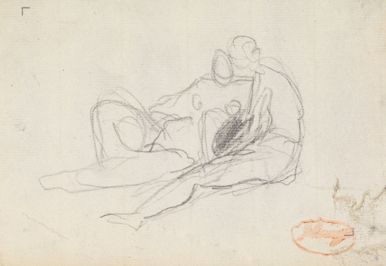 Figure Composition Study 17 by George Romney
