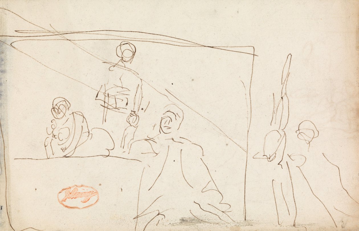 Figure Composition Study 18 by George Romney