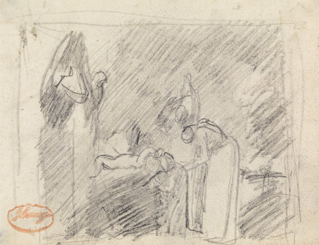 Figure Composition Study 42 by George Romney