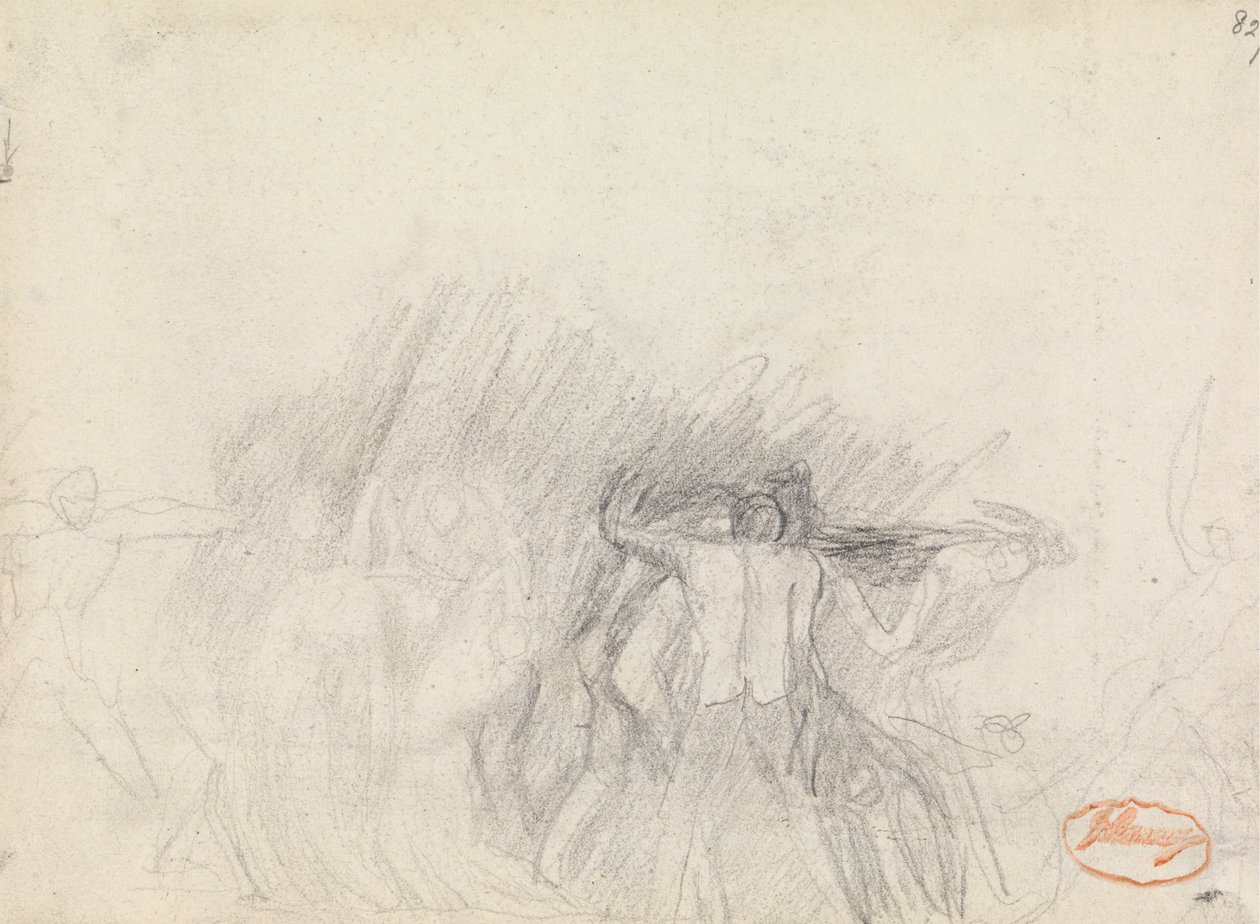 Figure Composition Study 50 by George Romney