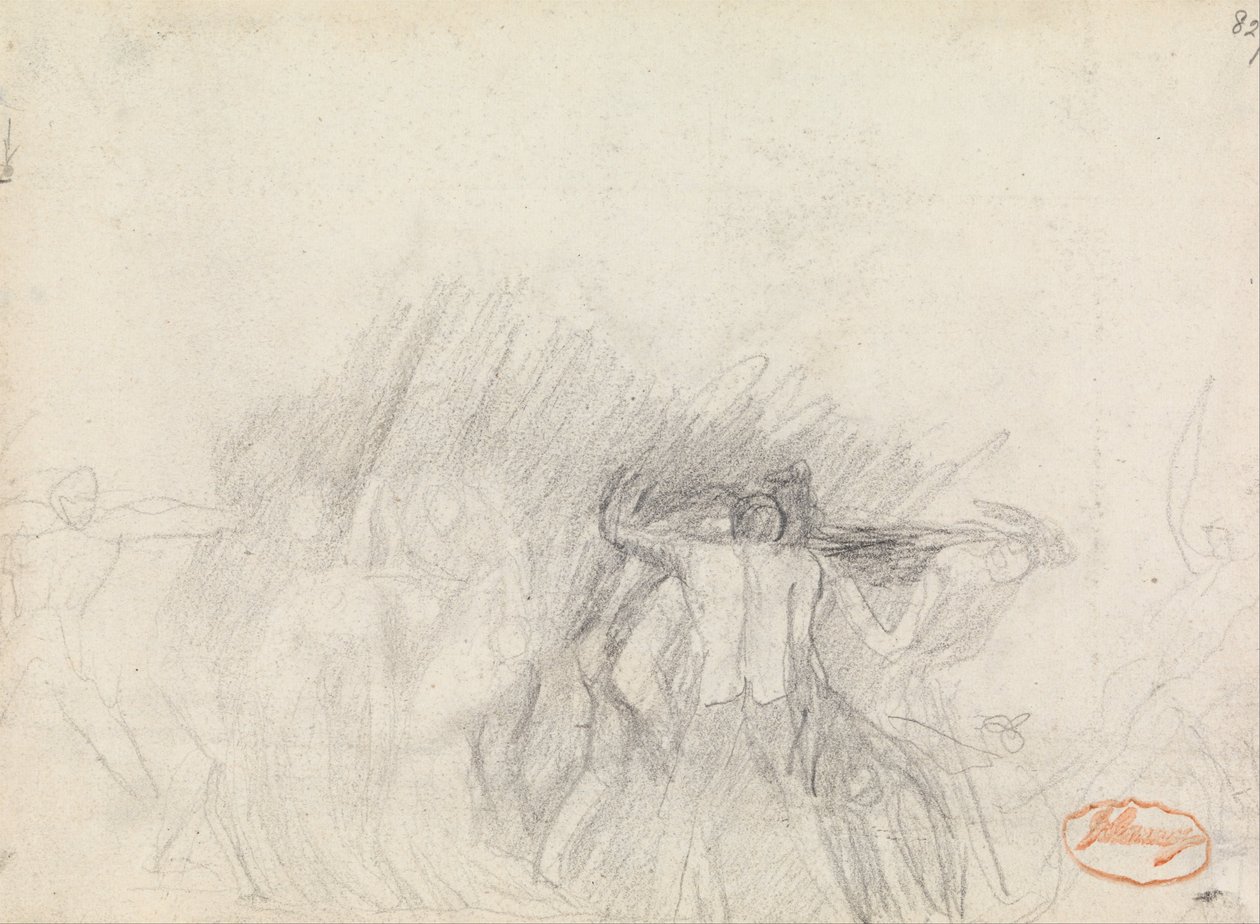 Figure Composition Study 50 by George Romney