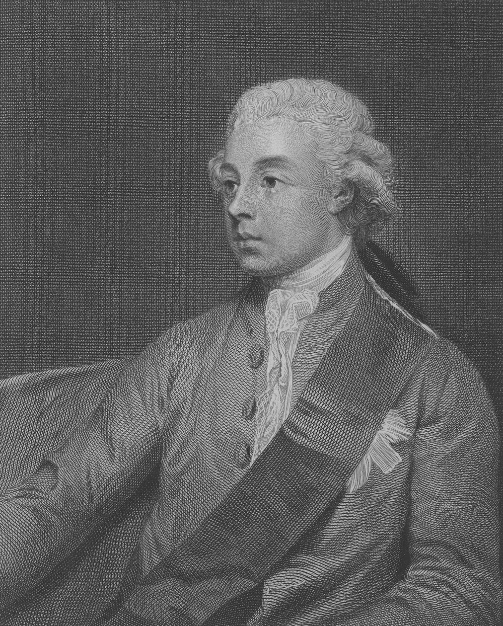 Frederick Howard, 5th Earl of Carlisle, engraved by John Keyse Sherwin, 1782 by George Romney