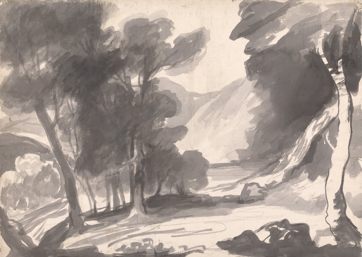 Glade in a Forest by George Romney