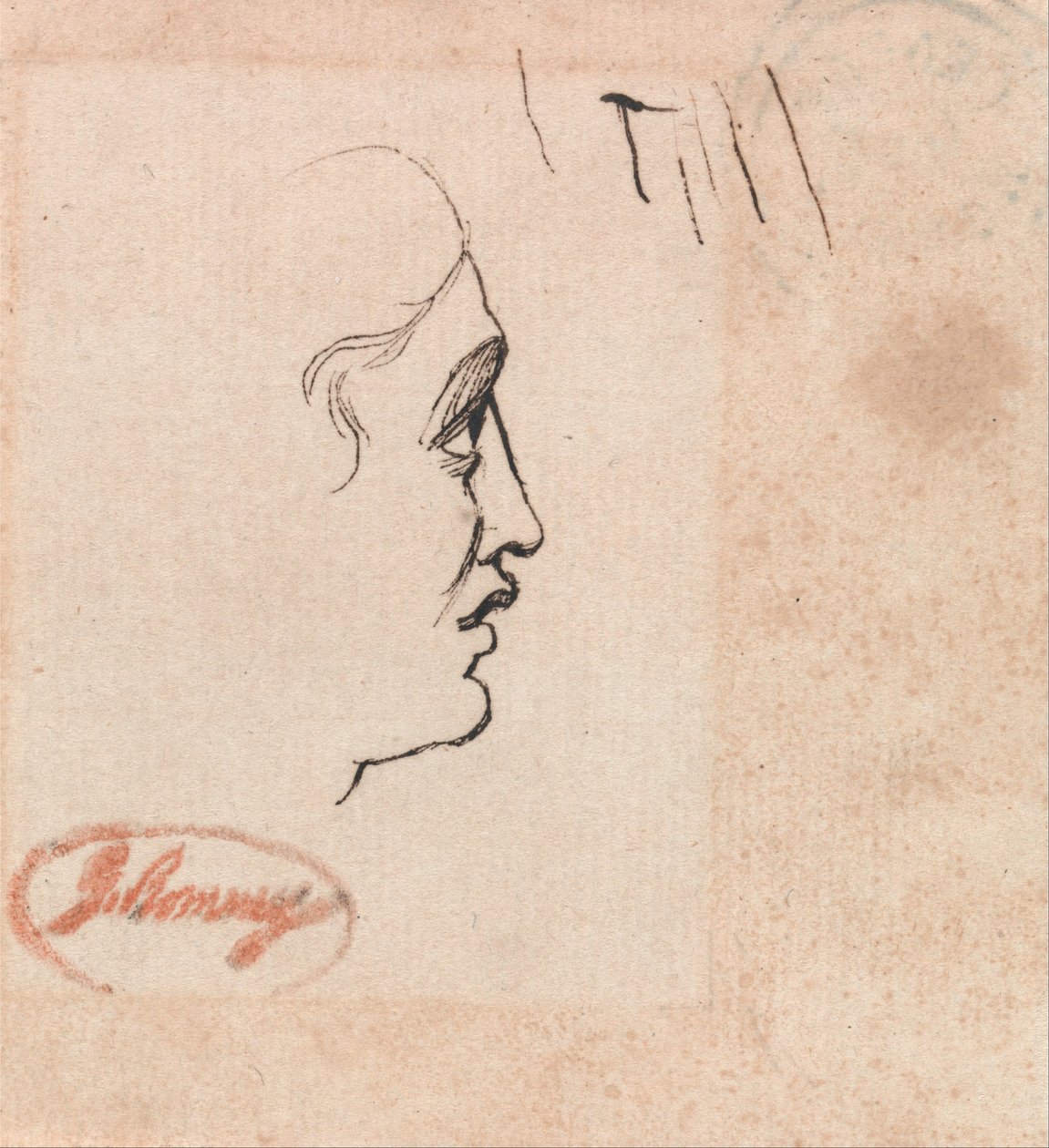 Head of a Youth by George Romney