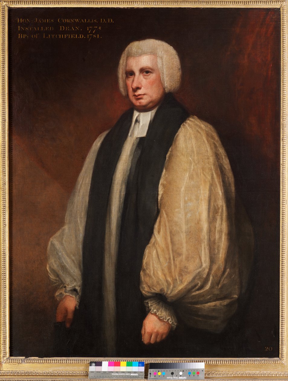 Hon. James Cornwallis (Dean of Canterbury 1775-1781) by George Romney