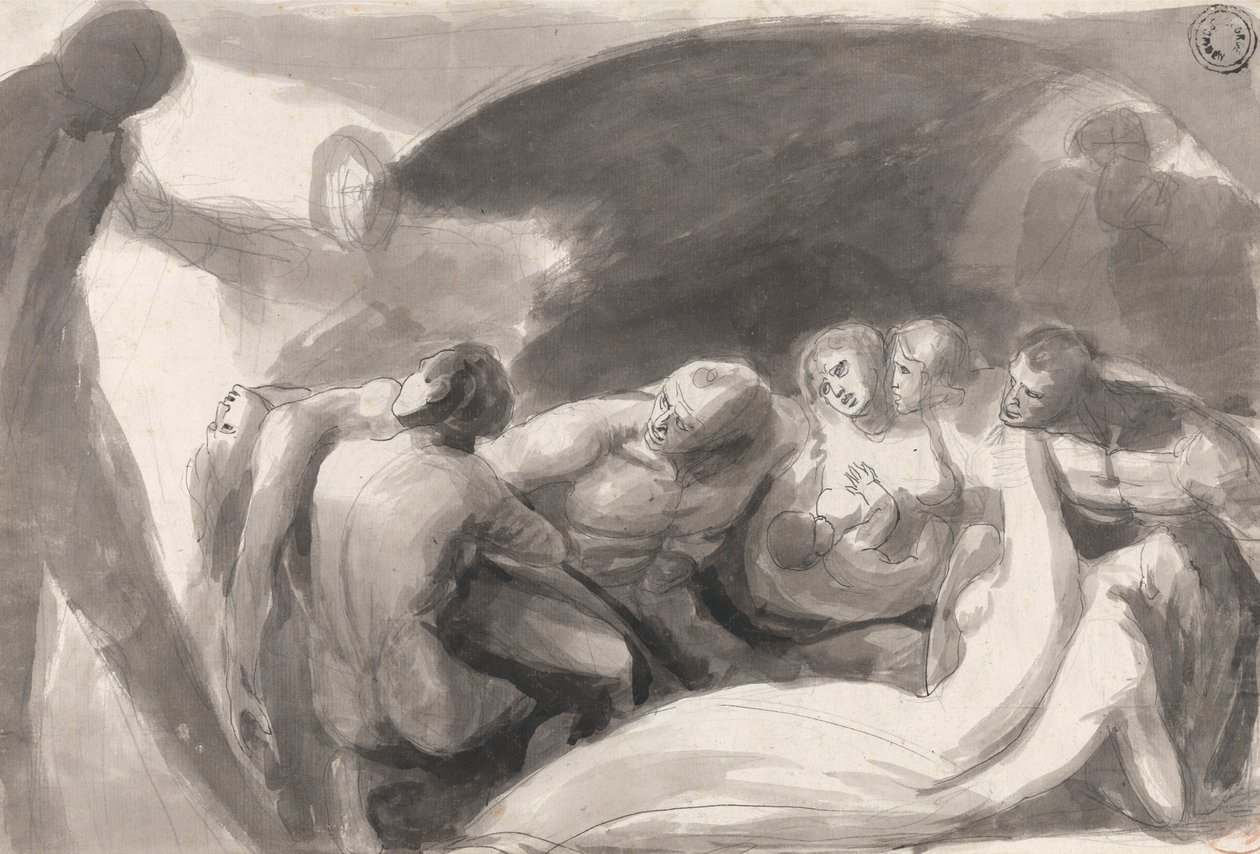 Howard Visiting a Prison by George Romney