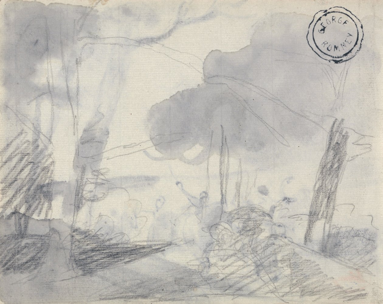 Landscape Study by George Romney