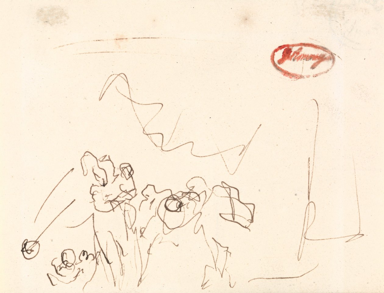 Loosely Described Figures by George Romney